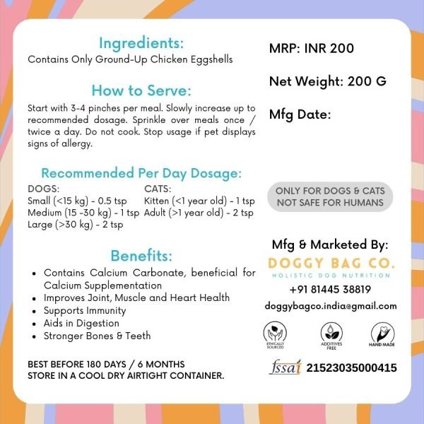 Eggshell Powder - 200 g - Image 3